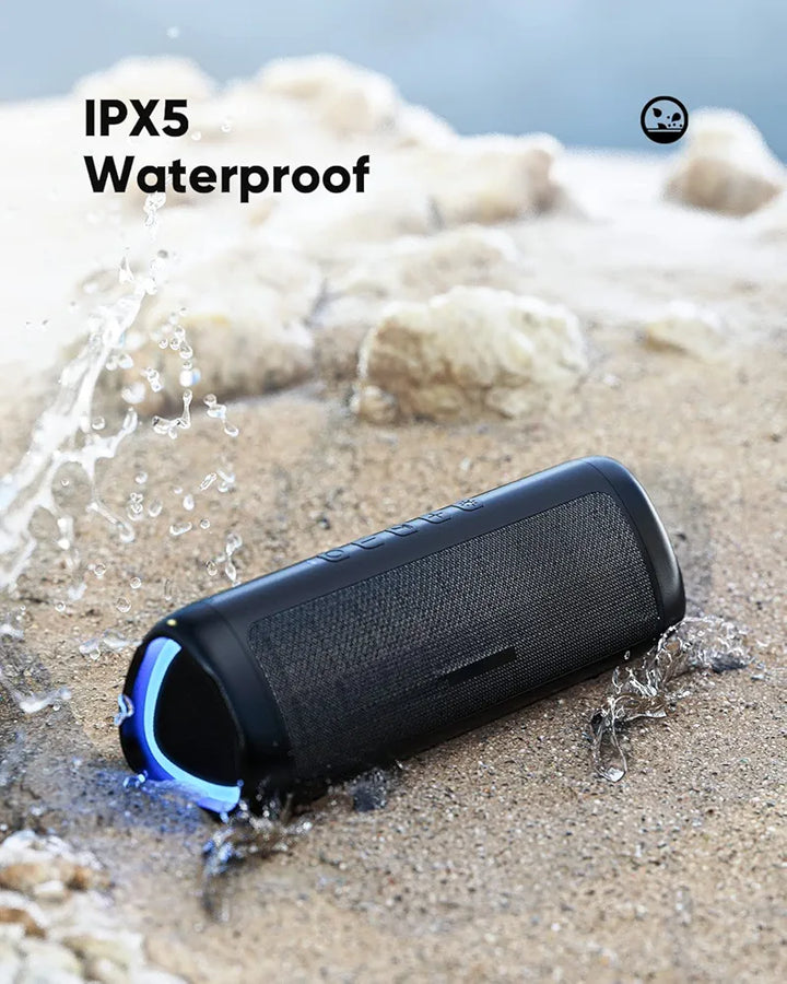 Bluetooth Speaker with HD Sound, Portable Wireless, IPX5 Waterproof, Up to 20H Playtime, TWS Pairing, BT5.3, for Home/Party/Outdoor/Beach, Electronic Gadgets, Birthday Gift 