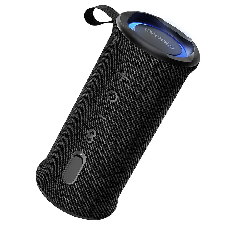 Oraolo Portable Bluetooth Speaker, Wireless Speakers with 24W Loud Stereo Sound, Bluetooth 6.0, RGB Lights, IPX6 Waterproof, Ture Wireless Pairing, 15H Playtime, Speaker for Home Beach Party